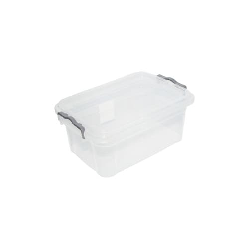 Cutie depozitare 7.5L cu capac din plastic, transparenta 220x340x140mm Cod: DISLK03 4