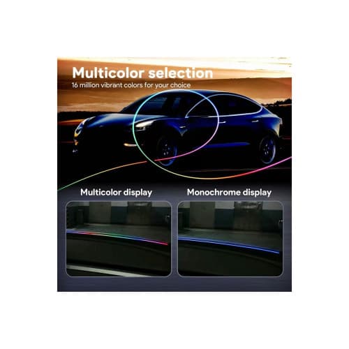 Banda LED lumina ambientala parbriz RGB digital magic light Cod: HH-PRZ150 4