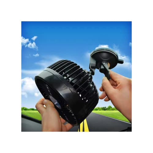 Ventilator auto bord cu ventuza 12V rotire 360 grade Cod: AC-2320 3
