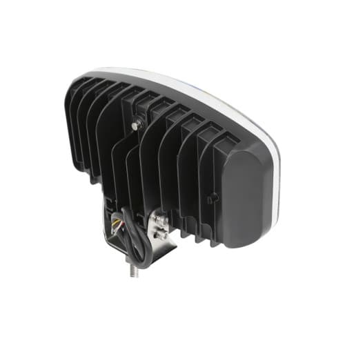 Proiector LED auto 2 faze cu DRL alb si portocaliu 12V 24V 55W omologare E9 Cod: 202507 4