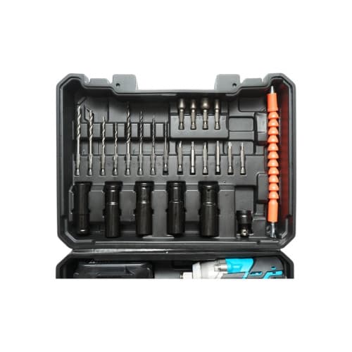 Masina de insurubat cu impact 1/2 inch 400Nm brushless 21V 2 acumulatori 3Ah trusa 31 piese Breckner Germany Cod: DISUT09 4