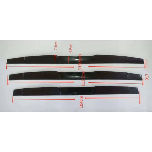 Eleron portbagaj / haion universal negru lucios COD: UNIV-091 4