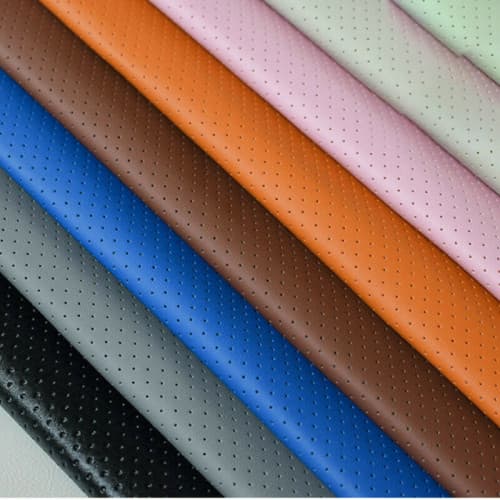 Material imitatie pielecu gaurele MARO DESCHIS COD: Y05C