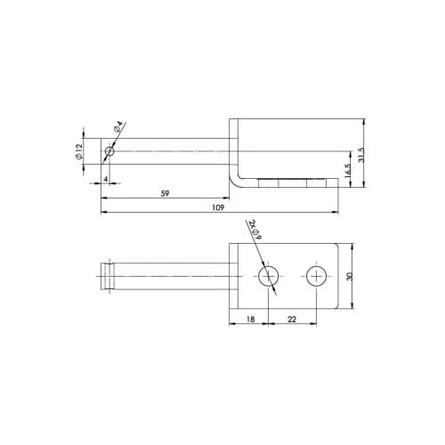 Suport balama pentru remorca Cod: UZ-01B 2
