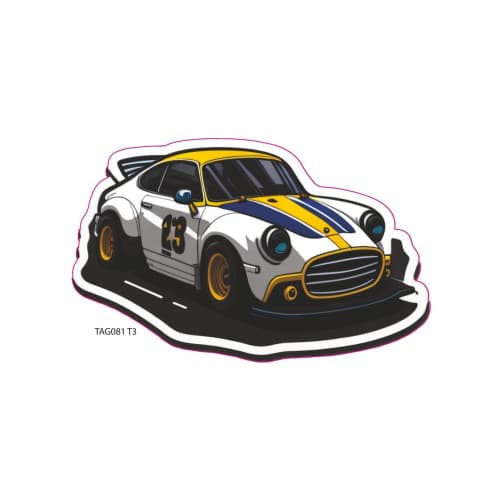 Abtibild " MASINA DE CURSE " Cod: TAG 081/T3