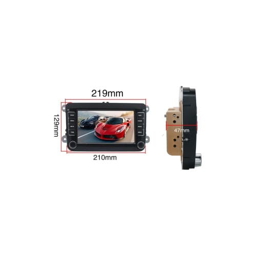Radio MP3 , MP5 Player 2DIN Android Ecran 7" 12V 2+32G ,Functie CarPlay compatibila Volkswagen,Skoda Cod: CNS1014-2-32 3