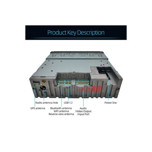 Radio MP3, MP5 Player 1DIN ANDROID ecran retractabil Marime ecran 7" 12V 2+32G Cod: CNS1013-2-32 3