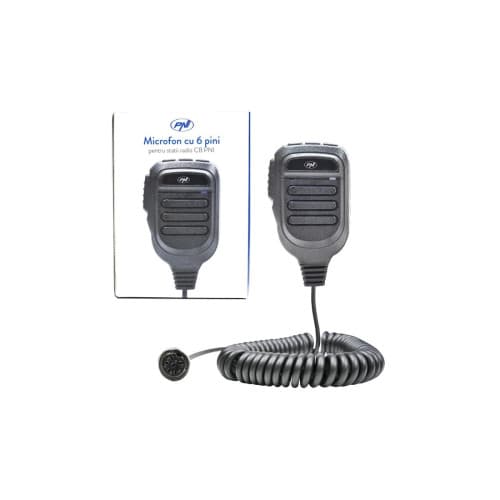 Microfon statie PNI, 6 pini, compatibil HP8000 / HP9500, Cod: HP8000 3