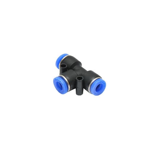Mufa rapida T din plastic pentru furtun fi 6mm Cod: DISVA03 3