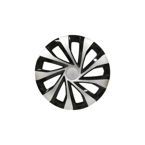 Set 4 capace roti negru / argintiu 16″ Cod: G-603