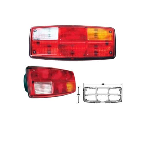 Lampa stop spate auto pentru remorca cu bec Cod: 201110 3