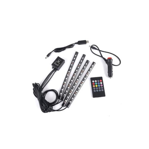 Kit interior LED 12 SMD RGB cu telecomanda - 22cm Cod: BO1222RGB 2