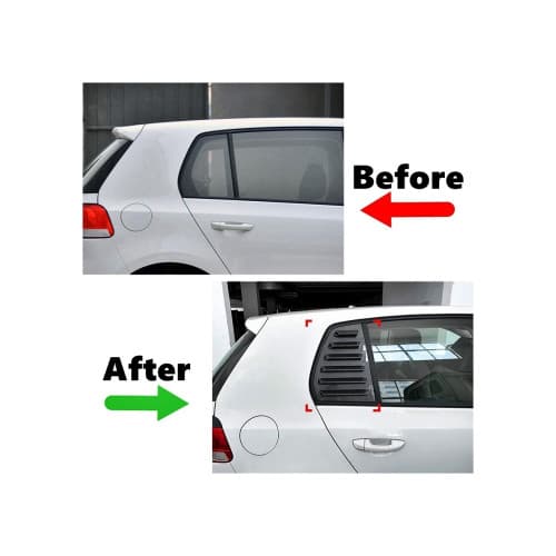 Ornament protectie geam spate compatibil Volkswagen Golf 6 / MK6 Hatchback 2009-2012 Cod: 34130 3