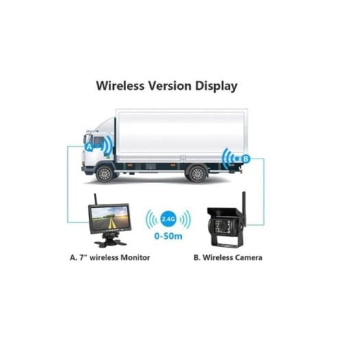 Camera marsarier wireless 12V-24V / monitor 7 inch Cod: CHS-1010 4