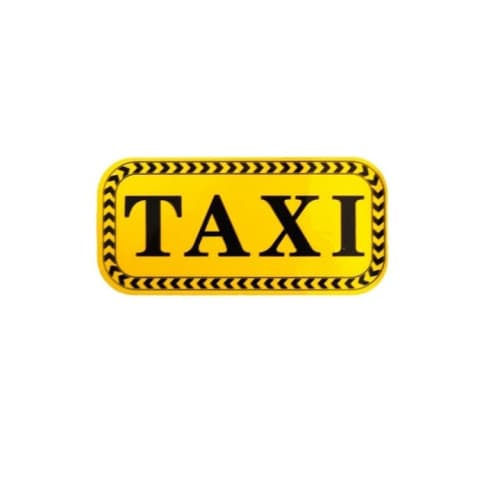 Abtibild Taxi auto 13.5x6.5cm autocolant decorativ pentru exterior si interior Cod: ANT08