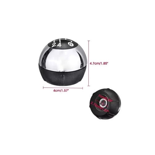 Maner schimbator auto din plastic compatibil Fiat 500 2012-2018 cu 2 adaptoare pentru 5 si 6 viteze Cod: SC-187 3