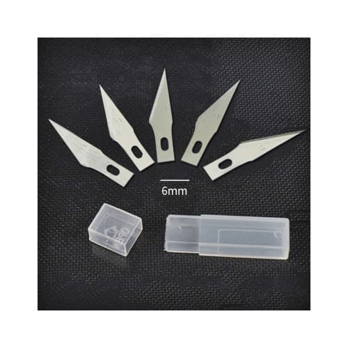 Lame cutter pentru folie si colant, set 5 bucati Cod: 401001