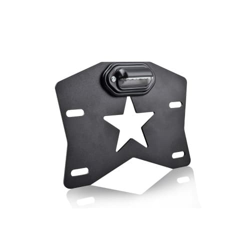 Suport numar inmatriculare 12V cu lampa LED ATV/UTV compatibil MAVERICK Cod: RZR-064