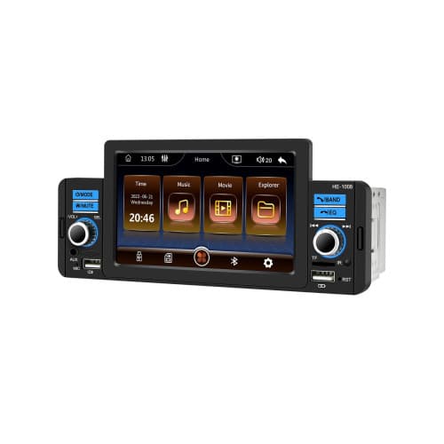 Radio MP3, MP5 Video Player 1DIN cu bluetooth si mirrorlink 7inch 12V Cod: 530MP5 3