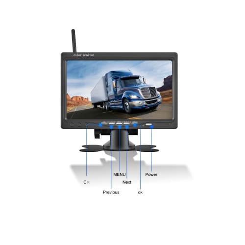 Kit camera wireless fata spate 1080P cu monitor 7 inch night vision IP68 BSD Cod: A4008 3