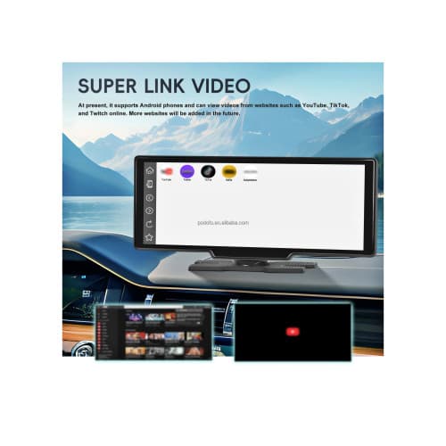 Navigatie auto portabila 10.26 inch HD Wireless Carplay Android Auto Bluetooth Cod: A3995 2