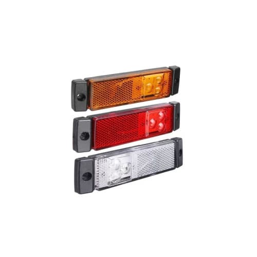 Lampa laterala LED 14x08 12V pozitie/semnalizare alb, rosu, galben Cod: LED1408