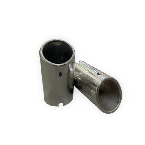 Ornament toba dublu compatibil gama VAG Audi Volkswagen Skoda Seat inox sport Cod: LIH2