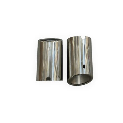 Ornament toba dublu compatibil gama VAG Audi Volkswagen Skoda Seat inox sport Cod: LIH2 3