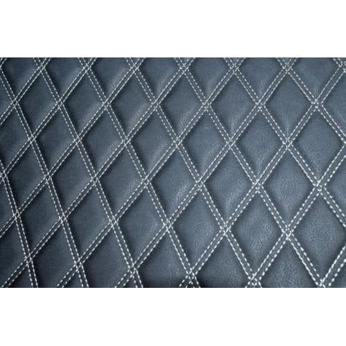 Material special pentru COVORASE auto romb negru/cusatura gri.Cod: COV02NG