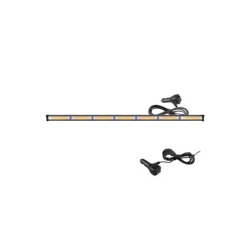 Proiector stroboscopic LED COB 7 module 12 24V lumina galbena Cod: AS-COB-7 2