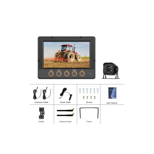 Monitor auto digital wireless 7 inch cu camera marsarier waterproof DC12V 36V Cod: A4361 3