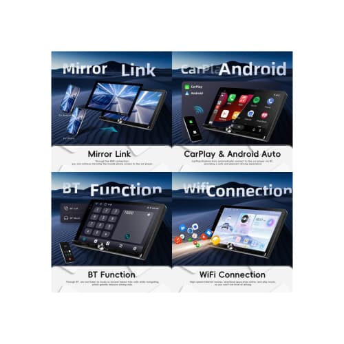 Navigatie Android ecran 9 inch 2GB+64GB CarPlay Android Auto GPS WIFI FM RDS Cod: A4254 4