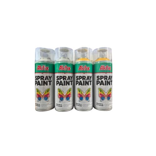 Spray vopsea Akfix Galben Lucios 400ml Cod: RAL1003 2