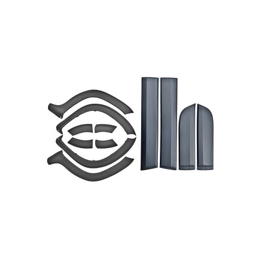 Set 12 protectii bandouri aripa si usa compatibile Dacia Duster I 2010-2017 Cod: DDT3001 2