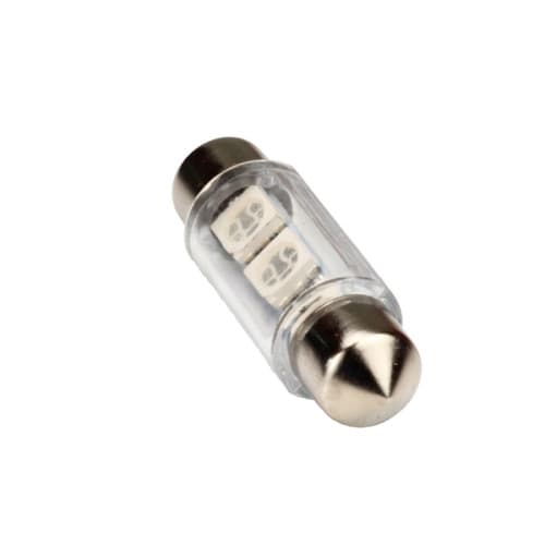 Bec LED 2 SMD SOFIT 31MM STICLA 5050 12V VERDE COD: PT57