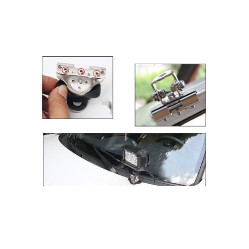 Suport montare proiectoare LED pe capota Cod: KM-BK04 4