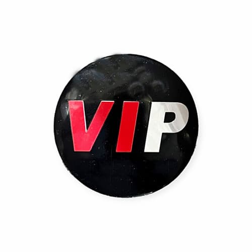 Set ornamente capace jante 5,6cm culoare negru VIP Cod: LGT-004