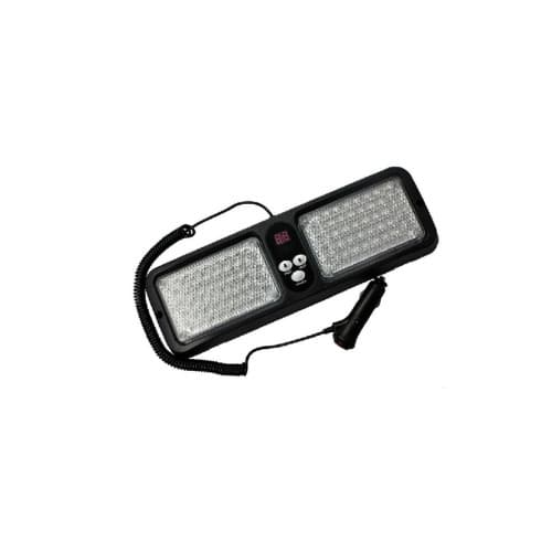 Lampa led parasolar stroboscopica 12v lumina portocalie cu prindere pe parasolar Cod: 113A