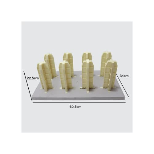 Stand de depozitare pentru 8 role de folie sau autocolant, dimensiuni 34x60 cm Cod: STD-8R