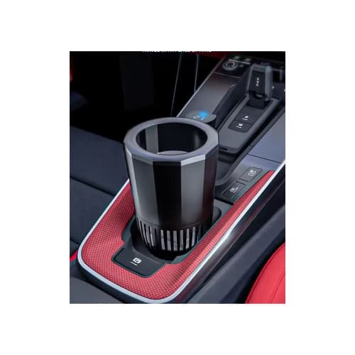 Suport auto inteligent pahare 2 in 1 racire incalzire LED touch bricheta 12V Cod: AC-8700 2