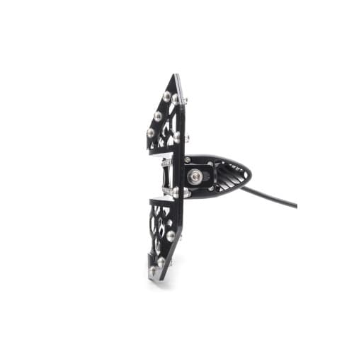 Grila radiator echipata cu proiector LED BAR compatibila MAVERICK X3 Cod: RZR-021 3