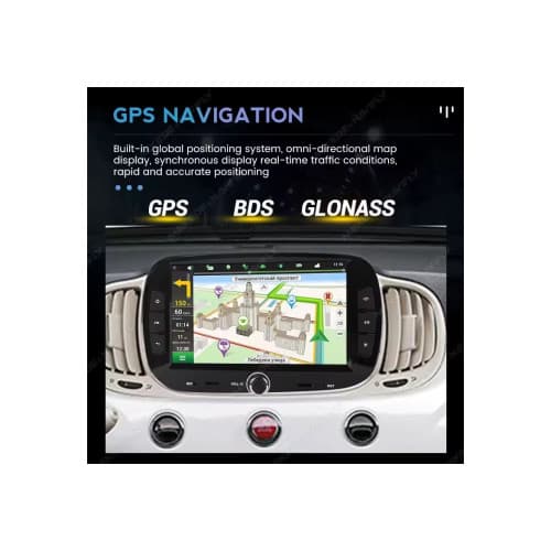 Navigatie Android 7 inch CarPlay Android Auto GPS WIFI compatibila Fiat Cod: A3172QK 3