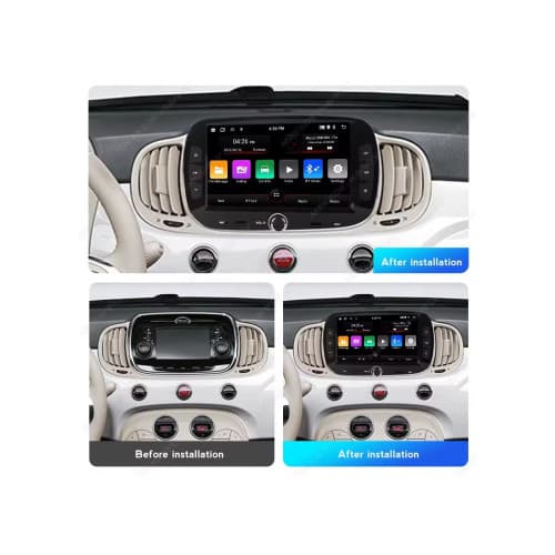 Navigatie Android 7 inch CarPlay Android Auto GPS WIFI compatibila Fiat Cod: A3172QK 4