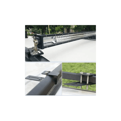 Set 2 suporti proiectoare LED BAR universal pentru prindere de bare longitudinale Cod: TY013 3