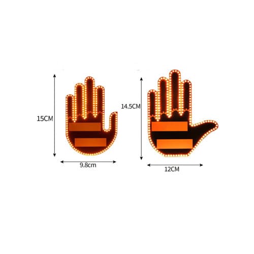 Panou LED tip mana, programabil, cu afisaje personalizabile controlate din telecomanda Cod: FS-1805 2