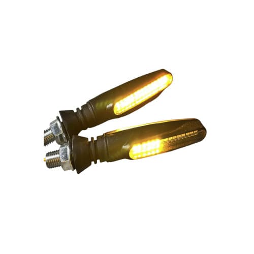Semnalizare LED moto galbena 12V Cod: ZC-12Y 3