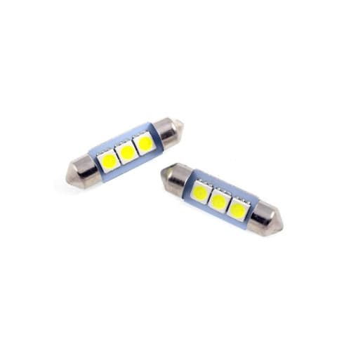 Bec sofit tip siguranta 31mm 3SMD 5050 12V fara functie Canbus 100lumen Lumina alba Cod: HH034
