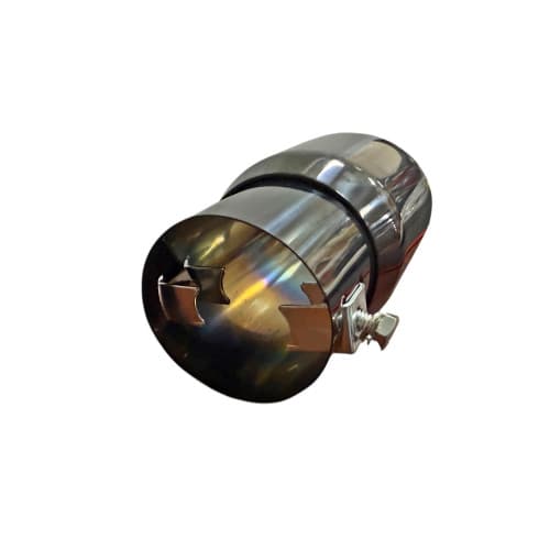 Ornament toba auto Negru iesire 76mm intrare 63mm Cod: L84 3