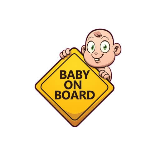 Abtibild Baby On Board Cod: TAG 043 / T3