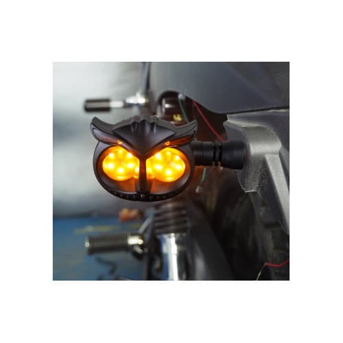 Semnalizare moto 12V cu functie lumina de zi alba si semnalizare galbena Cod: ZC-MOTOY 2